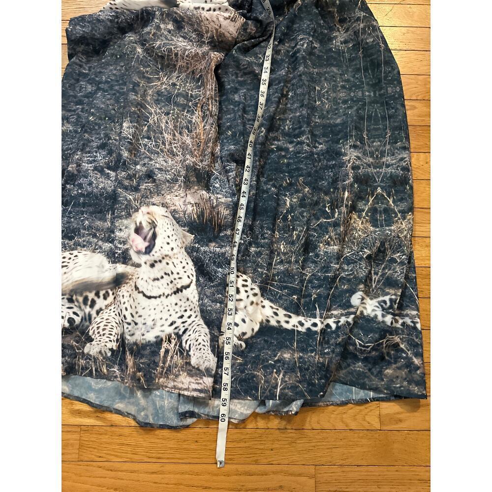 NEW Womens Size 6 Stone Morris South Snow Leopard Maxi Dress - Picture 7 of 7